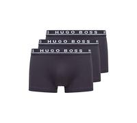 BOSS Hommes Trunk 3P CO/EL Lot de Trois Boxers Courts en Coton Stretch ornés d’Un Logo à la Taille