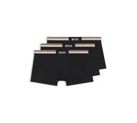 Boxer BOSS Motion noir blanc beige (lot de 3) - S