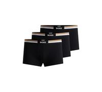 BOSS Hommes Trunk 3P Motion Lot de Trois Boxers Courts en Coton mélangé évacuant l’humidité