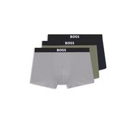 Boxer BOSS One gris vert noir (3 unités) - L