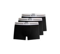 Boxer BOSS Trunk Revive noir pur blanc (3 unités) - M