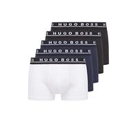 Boss Hommes Trunk 5P CO/EL Lot de Cinq Boxers Courts en Coton Stretch avec Taille à Logo