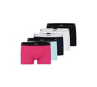 BOSS Hommes Trunk 5P Essential Lot de Cinq Boxers Courts en Coton Stretch avec Taille logotée