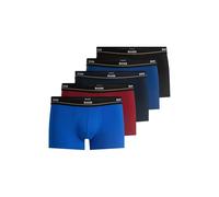 Caleçon BOSS Trunk Essential bleu noir rouge (lot de 5) - S