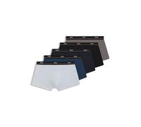 BOSS Lot de cinq boxers courts en coton stretch avec taille logotée - Style Trunk 5P Essential, 50531660 Noir / Gris / Bleu L