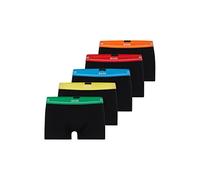 Boss Hommes Trunk 5P Essential P Lot de Cinq Boxers Courts en Coton Stretch avec Taille logotée