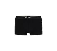 BOSS Hommes Trunk Starlight Boxer Court en Coton Stretch à Logos métallisés