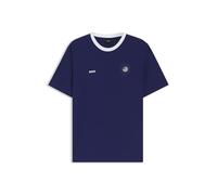 BOSS T-shirt en coton stretch avec drapeau du pays et logo - Style TS_BB BC Lux Tee, 50562134 États-Unis XXL