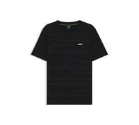 BOSS Hommes TS Pattern GOC T-Shirt en Jersey de Coton avec imprimé chiné