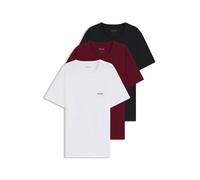 BOSS Lot de trois t-shirts en coton avec logo brodé - Style TShirtRN 3P Classic, 50532468 Noir / Rouge / Blanc S