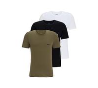 BOSS Hommes TShirtRN 3P Classic Lot de Trois t-Shirts en Jersey de Coton avec Logos
