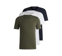 BOSS Hommes TShirtRN 3P Classic T-Shirt à Logo brodé, en Lot de Trois