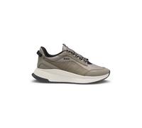 BOSS Hommes TTNM Evo Runn Baskets TTNM Evo à Finitions en Cuir suédé