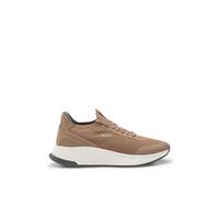 BOSS Hommes TTNM Evo Slon Baskets TTNM Evo avec Tige en Maille et Finitions en Cuir suédé