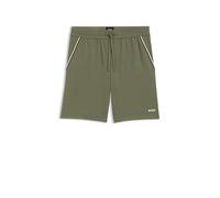 BOSS Hommes Unique Shorts CW Short de Pyjama en Coton Stretch avec Ruban à Rayures emblématiques
