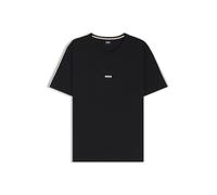 BOSS T-shirt de pyjama en coton stretch à ruban à rayures emblématiques - Style Unique T-Shirt, 50545930 Noir XL