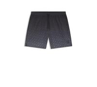 BOSS Hommes Vale Trunk Short de Bain à Badge logoté et imprimé Monogramme Effet dégradé