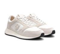 BOSS Hommes Vinston Runn Baskets en Cuir suédé avec Monogramme Double B
