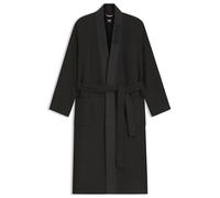 BOSS Peignoir en structure gaufrée avec logo brodé - Style Waffle Kimono, 50469787 Noir M