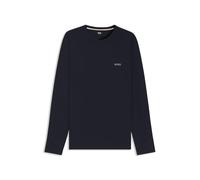 BOSS Hommes Waffle LS-Shirt T-Shirt de Pyjama en Coton mélangé à la Structure gaufrée