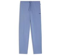 BOSS Bas de pyjama en coton mélangé avec logo brodé - Style Waffle Pants, 50535877 Bleu L