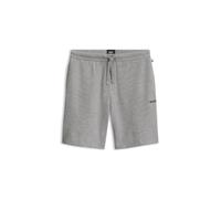 BOSS Hommes Waffle Shorts Short de Pyjama en Coton mélangé avec Logo brodé