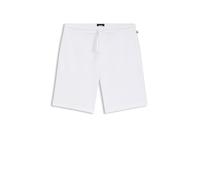 BOSS Hommes Waffle Shorts Short de Pyjama en Coton mélangé avec Logo brodé