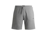 BOSS Hommes Waffle Shorts Short de Pyjama en Coton mélangé avec Logo brodé