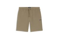 BOSS Hommes Waffle Shorts Short de Pyjama en Coton mélangé avec Logo brodé