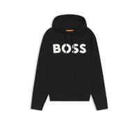 BOSS Hommes Webasic Hood Sweat à Capuche Relaxed en Molleton de Coton avec Grand Logo