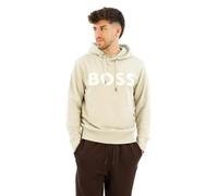 BOSS Hommes Webasic Hood Sweat à Capuche Relaxed en Molleton de Coton avec Grand Logo
