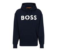 BOSS Hommes WebasicHood Sweat à Capuche en Molleton de Coton avec Logo imprimé en Gomme