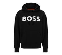 BOSS Hommes WebasicHood Sweat à Capuche en Molleton de Coton avec Logo imprimé en Gomme