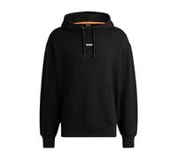 BOSS Hommes WeSmallhood Sweat à Capuche en Molleton de Coton avec Logo Contrastant