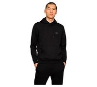 Hugo Boss - Sweat à capuche Wetalk 10234591 en molleton de coton, patch logoté - Noir S Homme