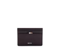 BOSS Porte-cartes à rayures emblématiques et logo - Style Zair_Card holder, 50498629 Rouge sombre pcs.