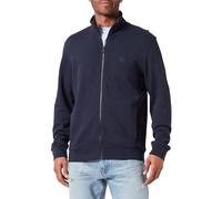 BOSS Hommes Zestart Veste zippée en Molleton de Coton avec Badge logoté