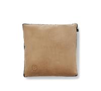 BOSS Housse de coussin en velours à monogramme Double B - Style BVELVET Camel Cushion cover 043043, CUCO-BVELVET Beige clair ONESI