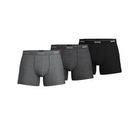 Boss Hugo Lot 3 Boxers Aus Coton, 3er Pack Boxeur ajusté, Gris/Anthracite/Noir, Homme