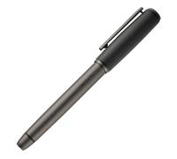 BOSS HUGO Pace Stylo roller - Stylo roller élégant en laiton mat - Stylo design de qualité supérieure avec boîte cadeau (HSL5655) (noir)