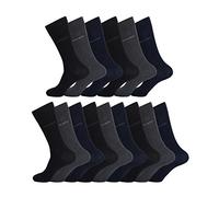 Boss Hugo RS SP 50274157 Lot de 9 paires de chaussettes pour homme, Multicolore (noir/bleu marine/gris 962), 43-46