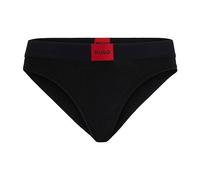 HUGO Slip en coton stretch avec étiquette logotée rouge - Style BRIEF RED LABEL, 50502754 Noir XL