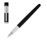 BOSS HUGO Stylo plume RIBBON classic. Stylo en acier inoxydable haut-de-gamme avec plume de taille M.