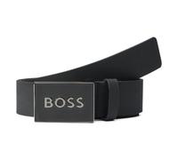 Boss Icon Ceinture Cuir véritable 95 cm gris