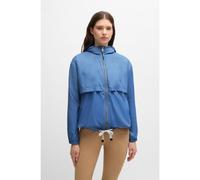 BOSS Imperméable d’équitation à monogramme double B - Style LOUISE RAINJACKET, B5W1401 Bleu XXS
