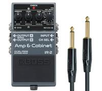 Boss IR-2 Amp & Cabinet Modeler et simulation de boîtier avec câble jack keepdrum