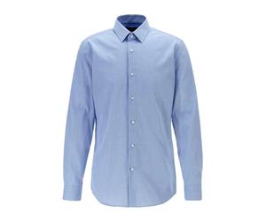 Boss - Isko Shirt - Homme - Chemises - Bleu - Taille: 4XL