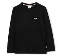 BOSS J52364 T-Shirt, Black, 8 Ans Garçon
