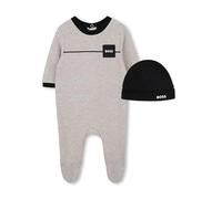 BOSS J52487 Ensemble de Pijama, Ecru Chine, 3 Mois Garçon