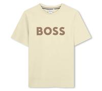 BOSS J52711 T-Shirt pour garçon, Vanille, 10 Ans